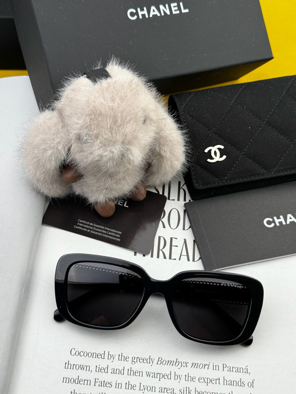 Chanel CH1908 Polarized Square Red Lens Sunglasses for Women - 398567 - detail image 2