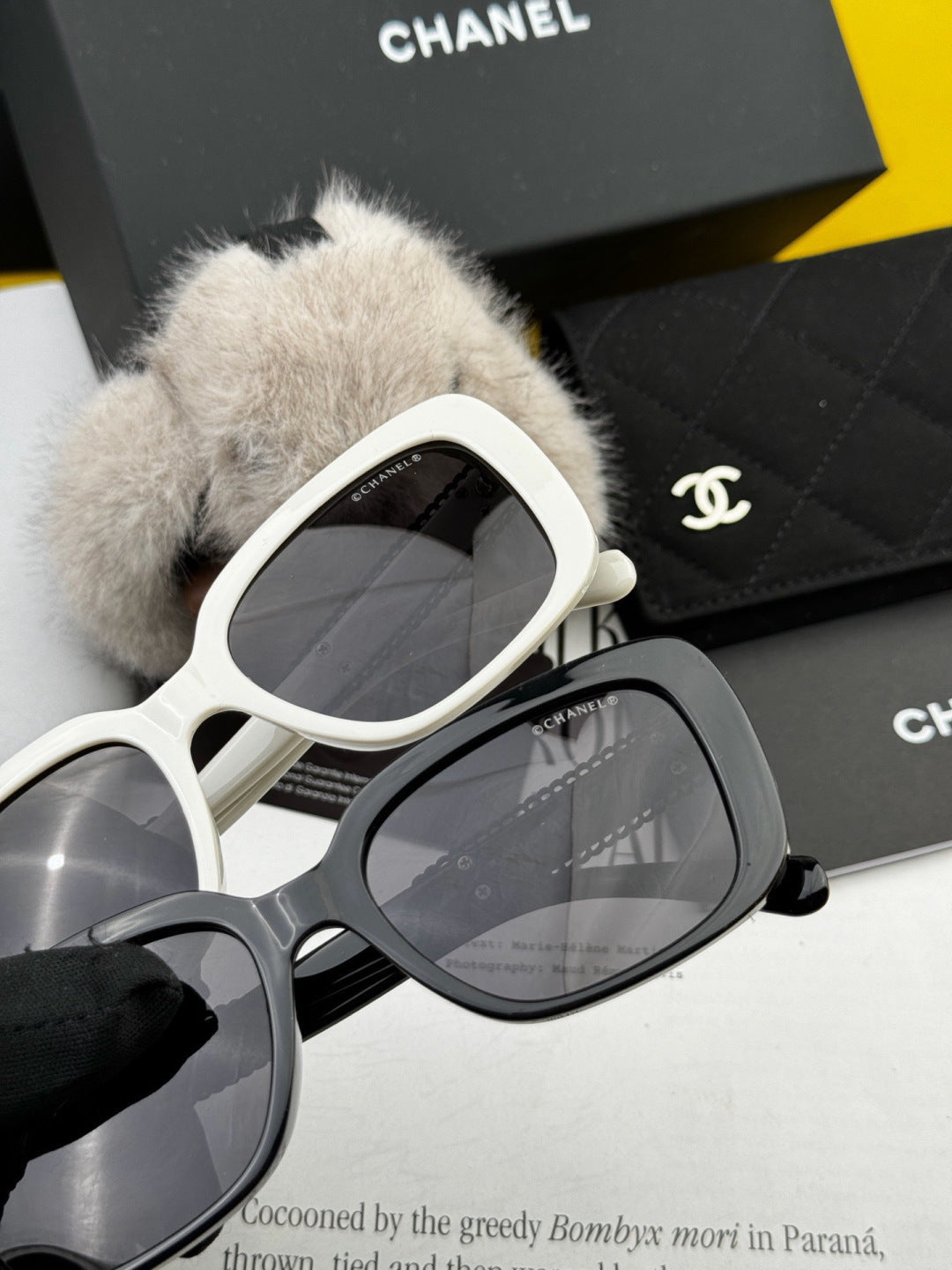 Chanel CH1908 Polarized Square Red Lens Sunglasses for Women - 398567 - detail image 5