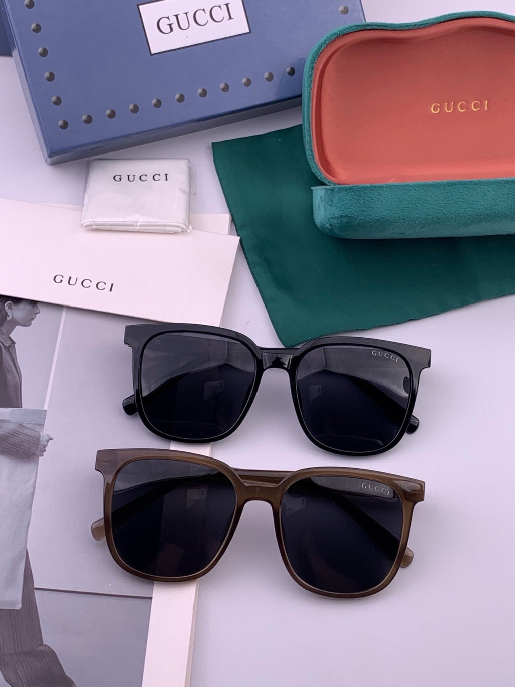 Gucci G02040 Polarized Fashion Brown Lens Sunglasses for Women - 398386 - detail image 6