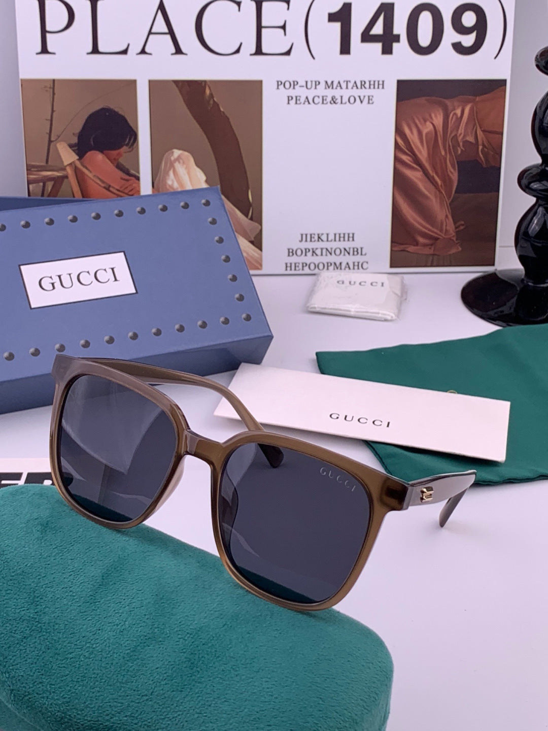Gucci G02040 Polarized Fashion Brown Lens Sunglasses for Women - 398386 - detail image 2