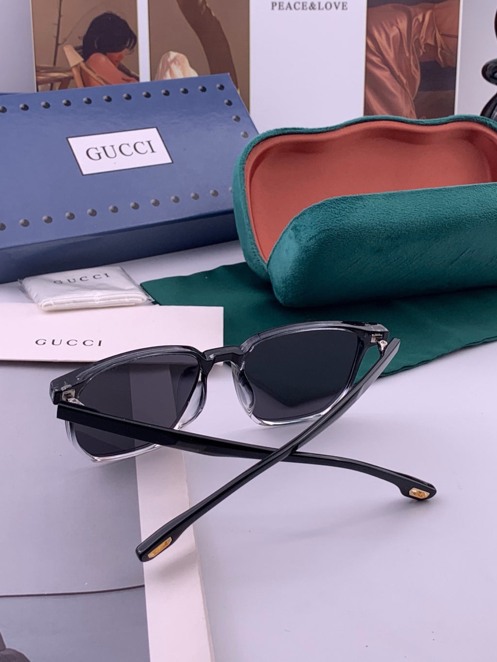 Gucci G82040 Polarized Fashion Black Lens Sunglasses for Women - 398387 - detail image 5