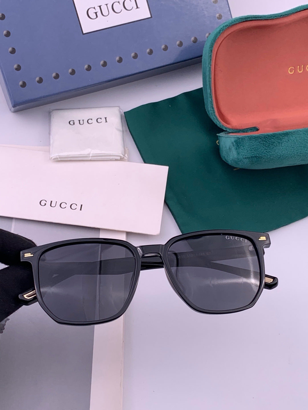 Gucci G82040 Polarized Fashion Black Lens Sunglasses for Women - 398387