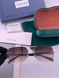 Gucci G11746 Aviator Black Lens Sunglasses for Men & Women