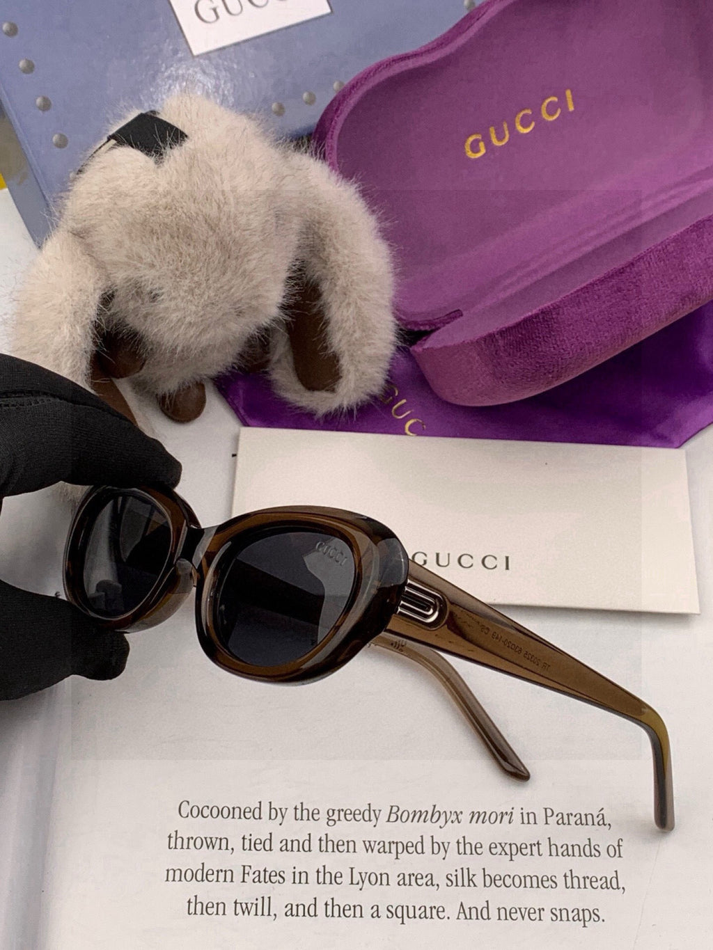 Gucci G52032 Polarized Fashion Orange Lens Sunglasses for Men & Women - 398403 - detail image 4