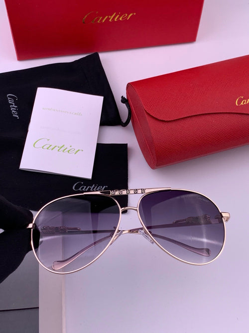 Cartier K41758 Fashion Black Lens Sunglasses for Men & Women - 398998
