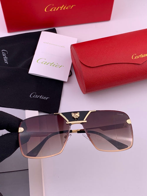 Cartier K11735 Fashion Black Lens Sunglasses for Men & Women - 398994