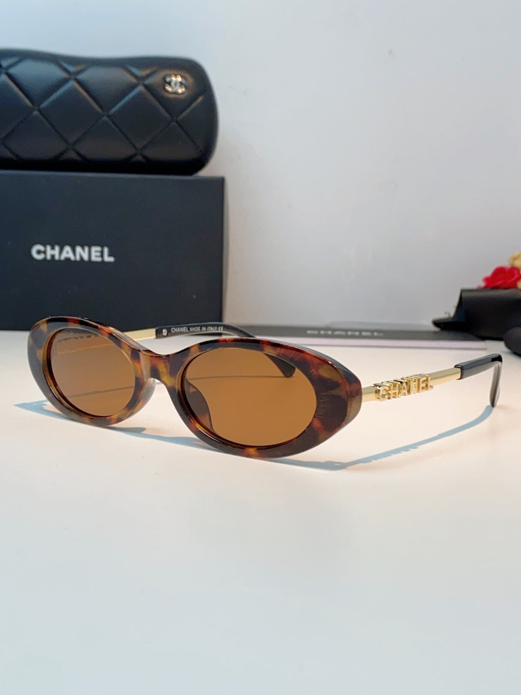 Chanel Cat-Eye Brown Lens Sunglasses for Men & Women - 398604