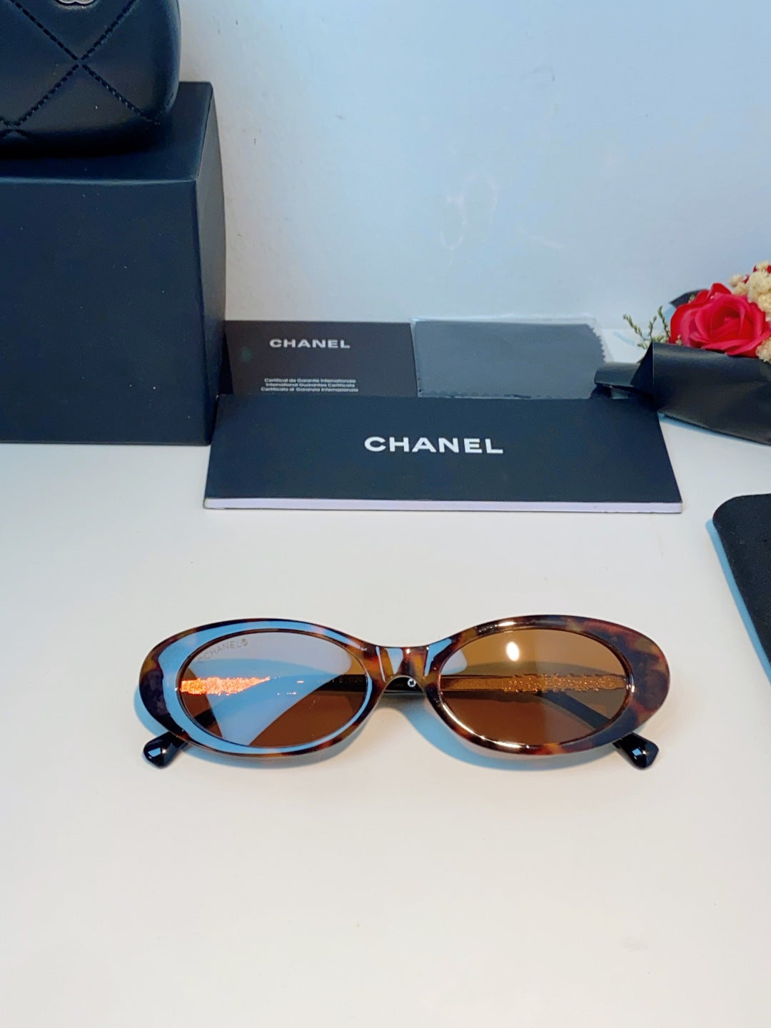 Chanel Cat-Eye Brown Lens Sunglasses for Men & Women - 398604 - detail image 10