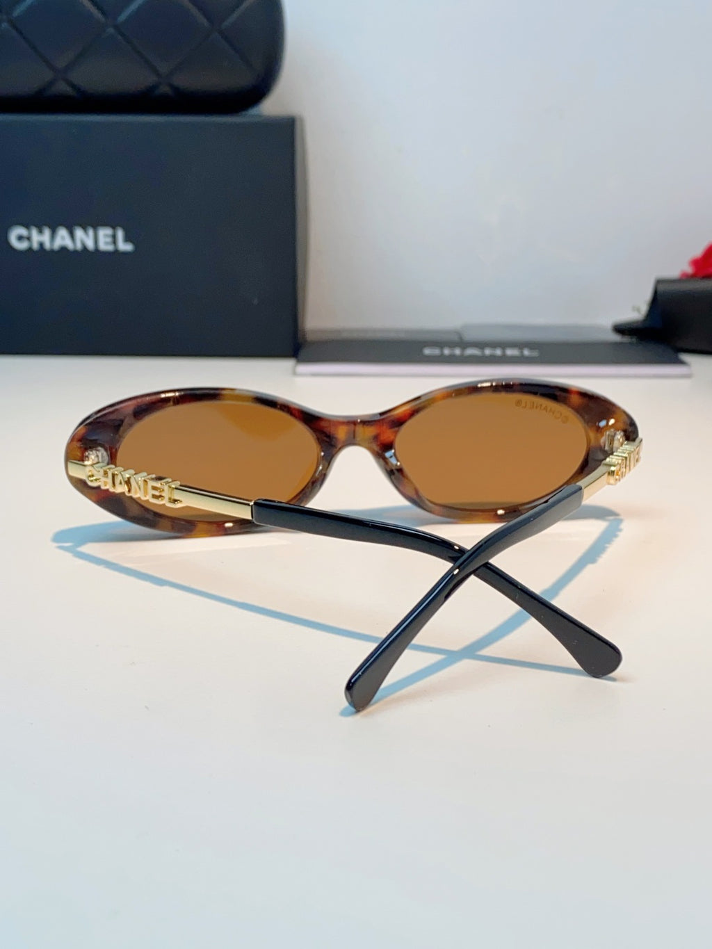 Chanel Cat-Eye Brown Lens Sunglasses for Men & Women - 398604 - detail image 3