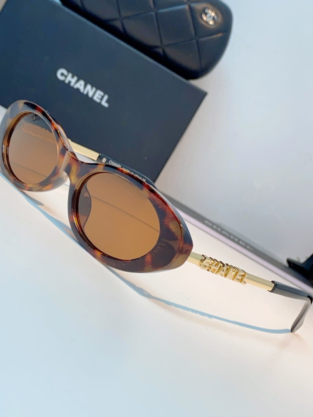 Chanel Cat-Eye Brown Lens Sunglasses for Men & Women - 398604 - detail image 7