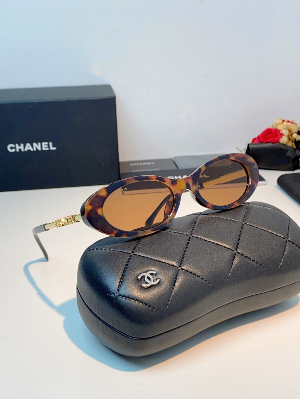 Chanel Cat-Eye Brown Lens Sunglasses for Men & Women - 398604 - detail image 11