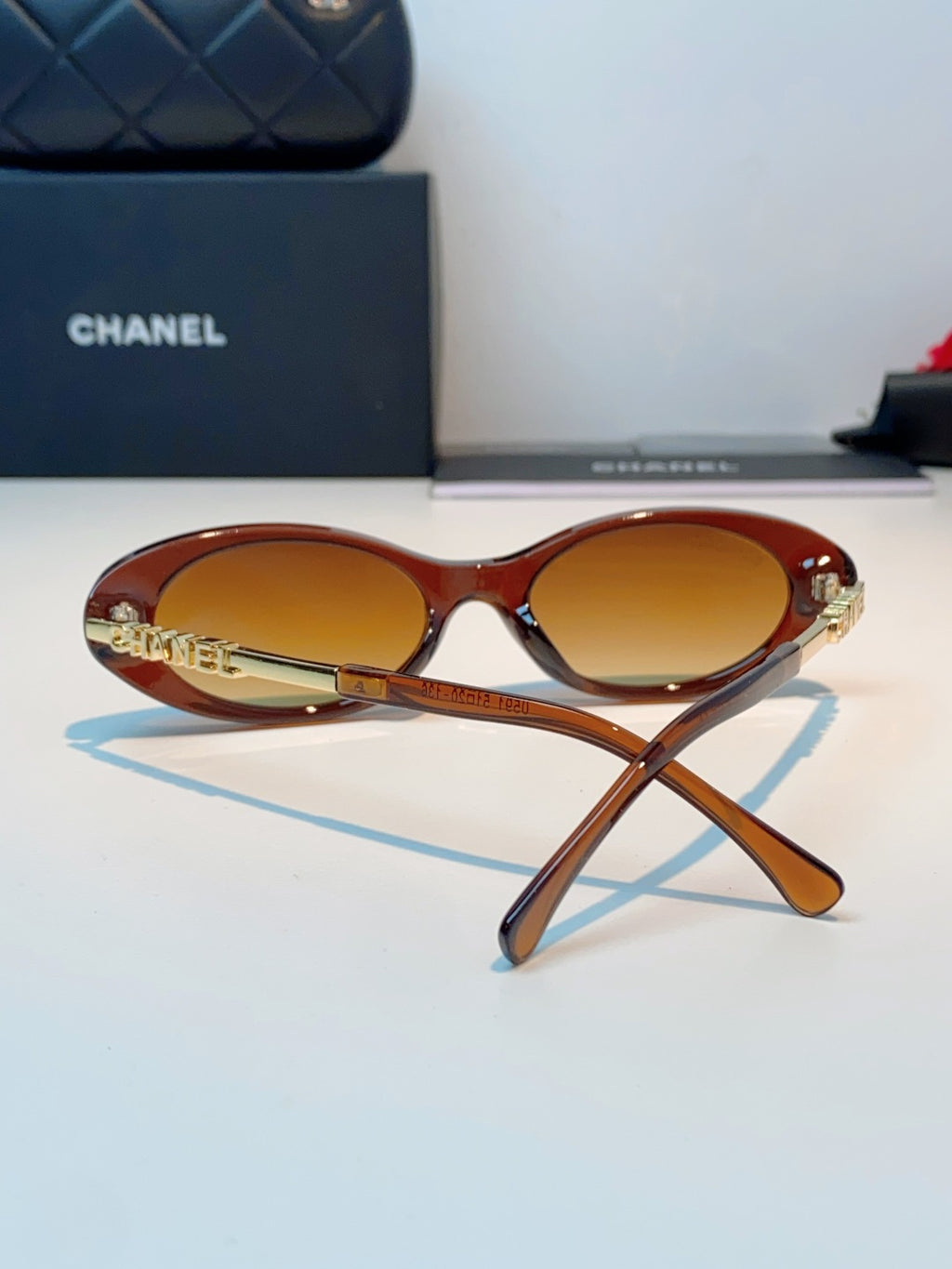Chanel Cat-Eye Brown Lens Sunglasses for Men & Women - 398605 - detail image 3