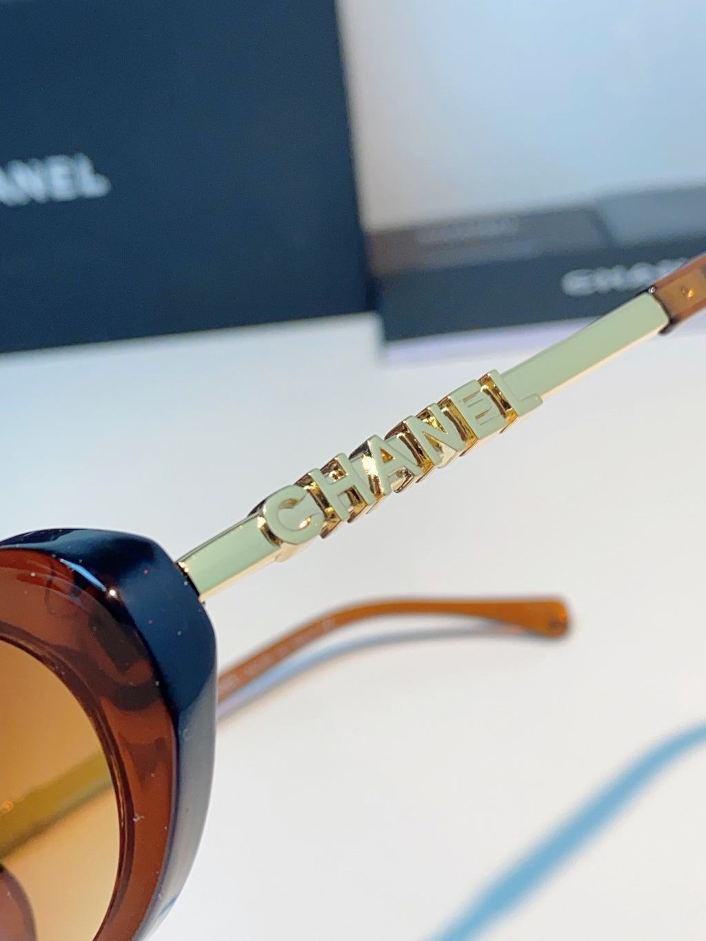 Chanel Cat-Eye Brown Lens Sunglasses for Men & Women - 398605 - detail image 8