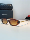 Chanel Cat-Eye Brown Lens Sunglasses for Men & Women - 398605