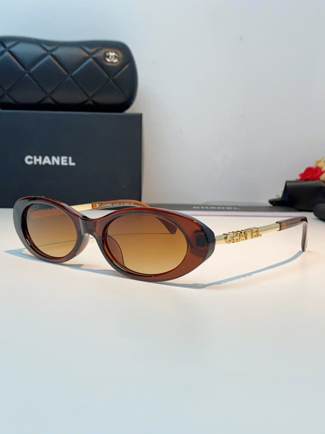 Chanel Cat-Eye Brown Lens Sunglasses for Men & Women - 398605