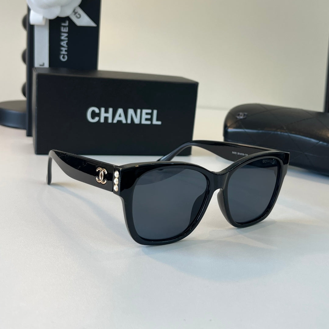 Chanel Oversized Black Lens Sunglasses for Men & Women - 431545