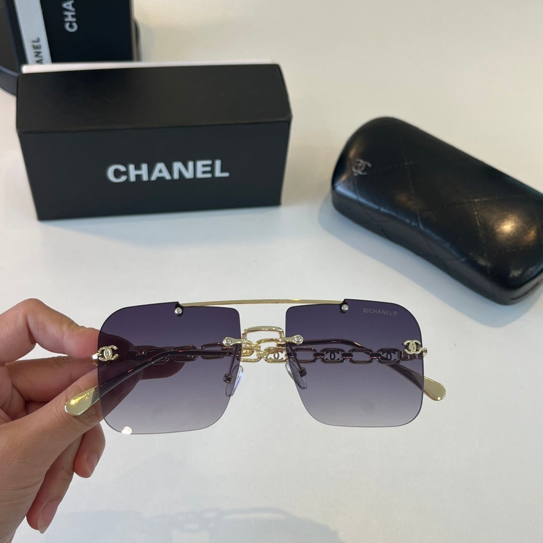 Chanel Square Silver Lens Sunglasses for Men & Women - 431546 - detail image 5