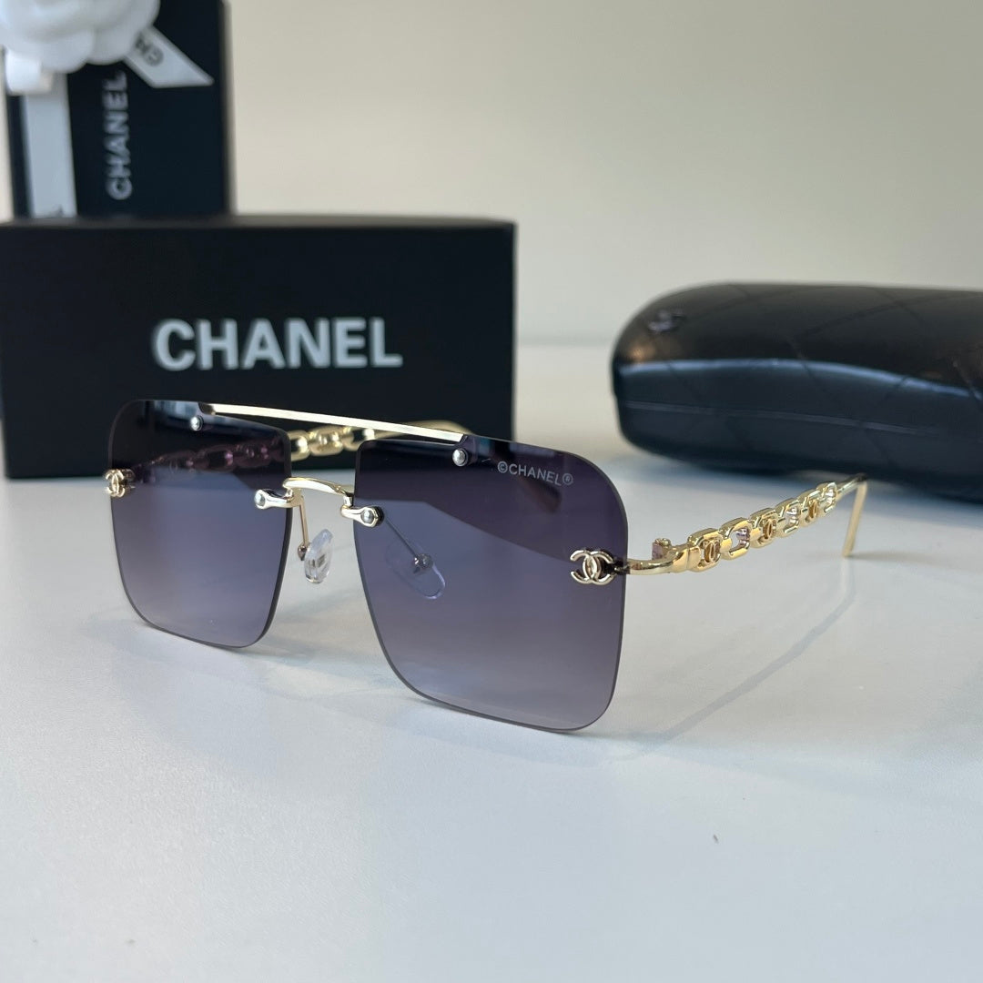 Chanel Square Silver Lens Sunglasses for Men & Women - 493560 - detail image 3