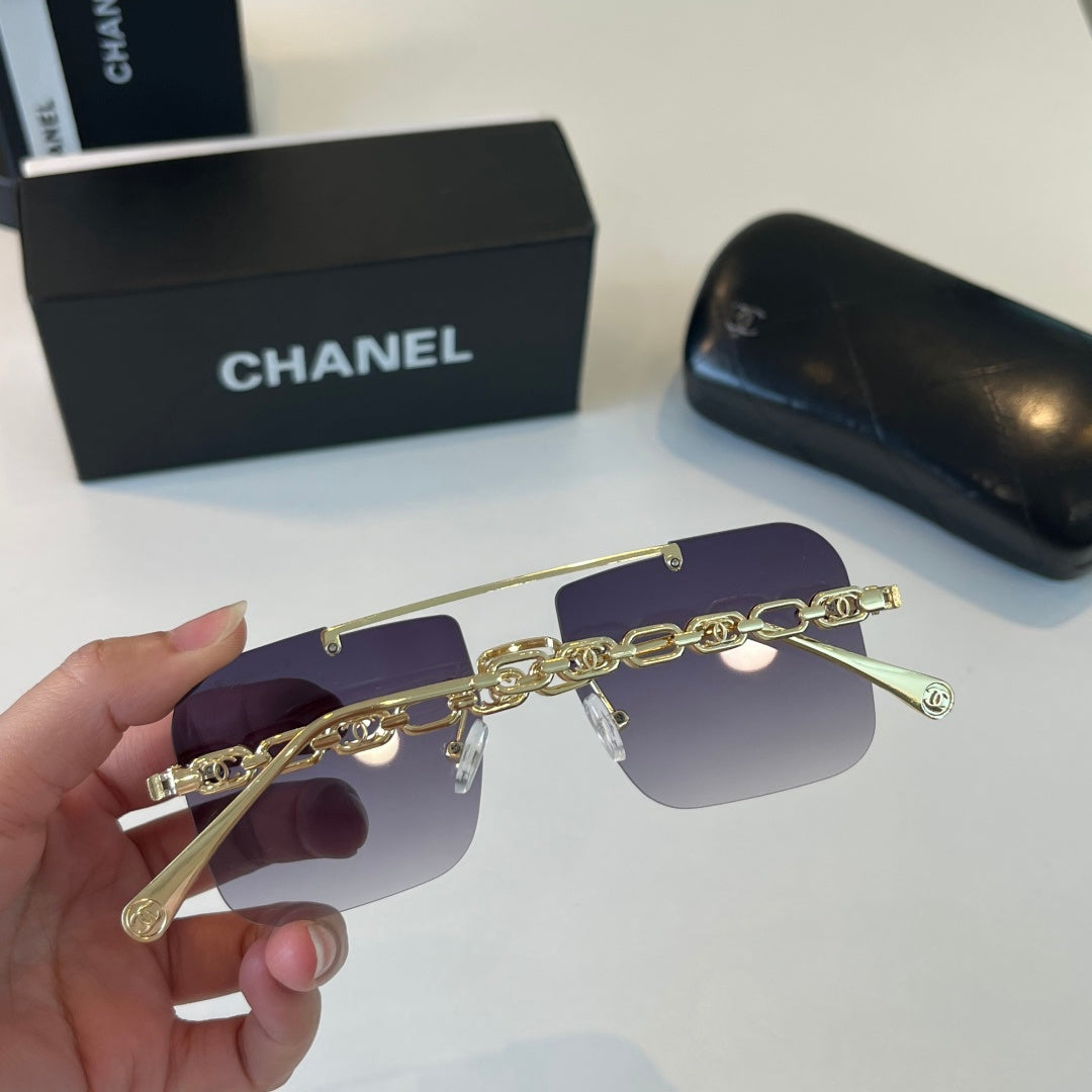 Chanel Square Silver Lens Sunglasses for Men & Women - 431546 - detail image 7
