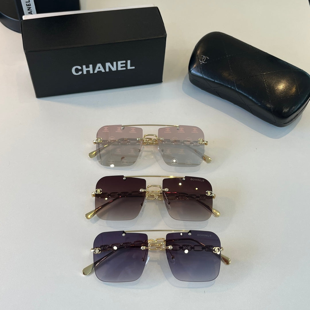 Chanel Square Silver Lens Sunglasses for Men & Women - 493560 - detail image 8