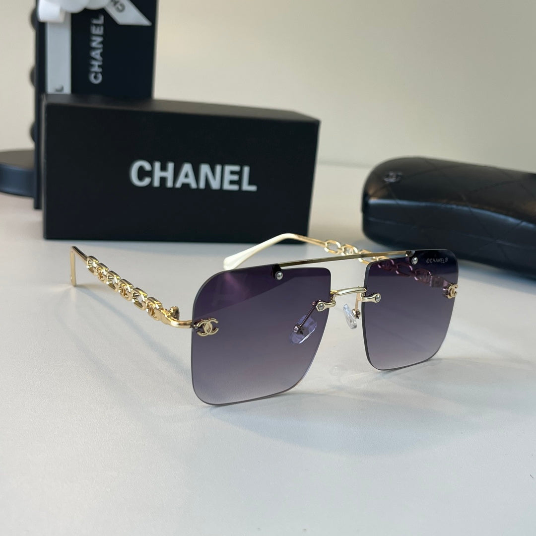 Chanel Square Silver Lens Sunglasses for Men & Women - 431546