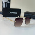 Chanel Square Silver Lens Sunglasses for Men & Women - 493562