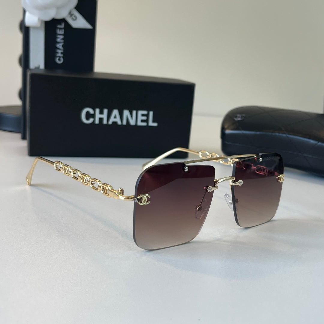 Chanel Square Silver Lens Sunglasses for Men & Women - 493562