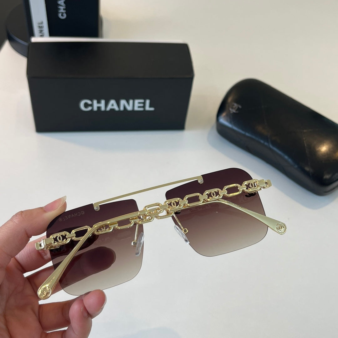 Chanel Square Silver Lens Sunglasses for Men & Women - 493562 - detail image 8