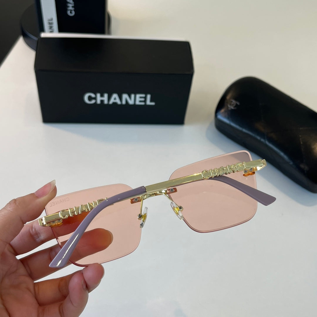 Chanel Square Gold Lens Sunglasses for Men & Women - 431551 - detail image 8