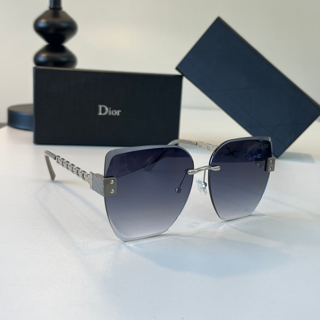 Dior Fashion Blue Lens Sunglasses for Men & Women - 398657