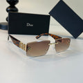 Dior Fashion Brown Lens Sunglasses for Men & Women - 398667