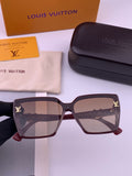 Louis Vuitton L57002 Oversized Purple Lens Sunglasses for Men & Women - 398222