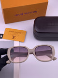Louis Vuitton L17006 Oversized Purple Lens Sunglasses for Men & Women - 398209