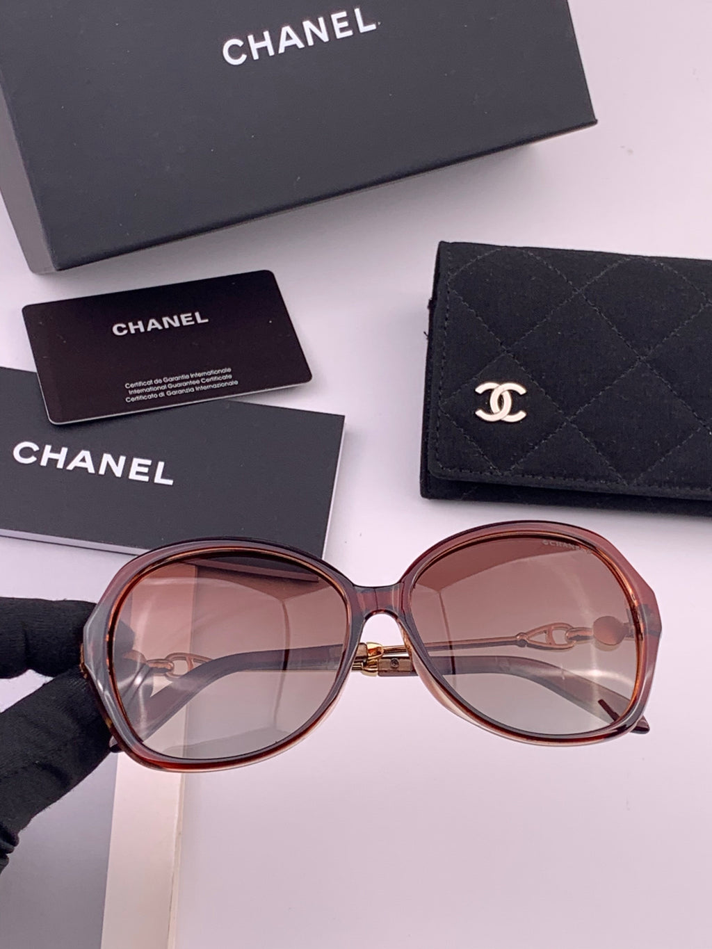 Chanel CH042 Fashion Brown Lens Sunglasses for Men & Women