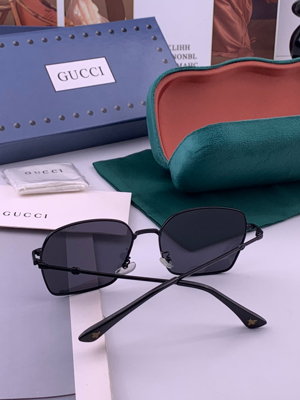 Gucci G202 Polarized Fashion Brown Lens Sunglasses for Men & Women - 398267 - detail image 6