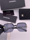 Chanel CH67000 Fashion Black Lens Sunglasses for Men & Women - 398541