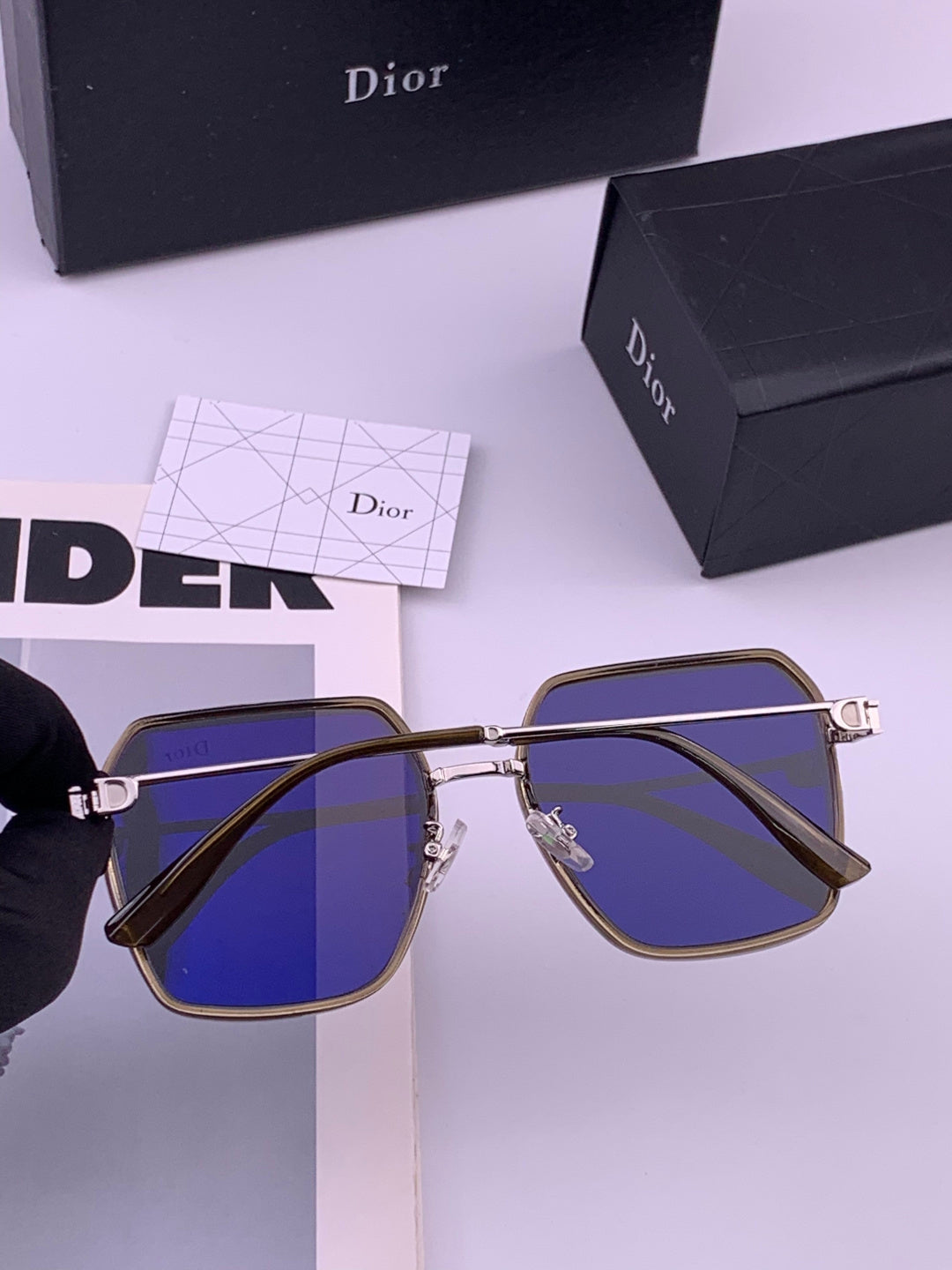 Dior D7635 Polarized Fashion Brown Lens Sunglasses for Men & Women - 398749 - detail image 4