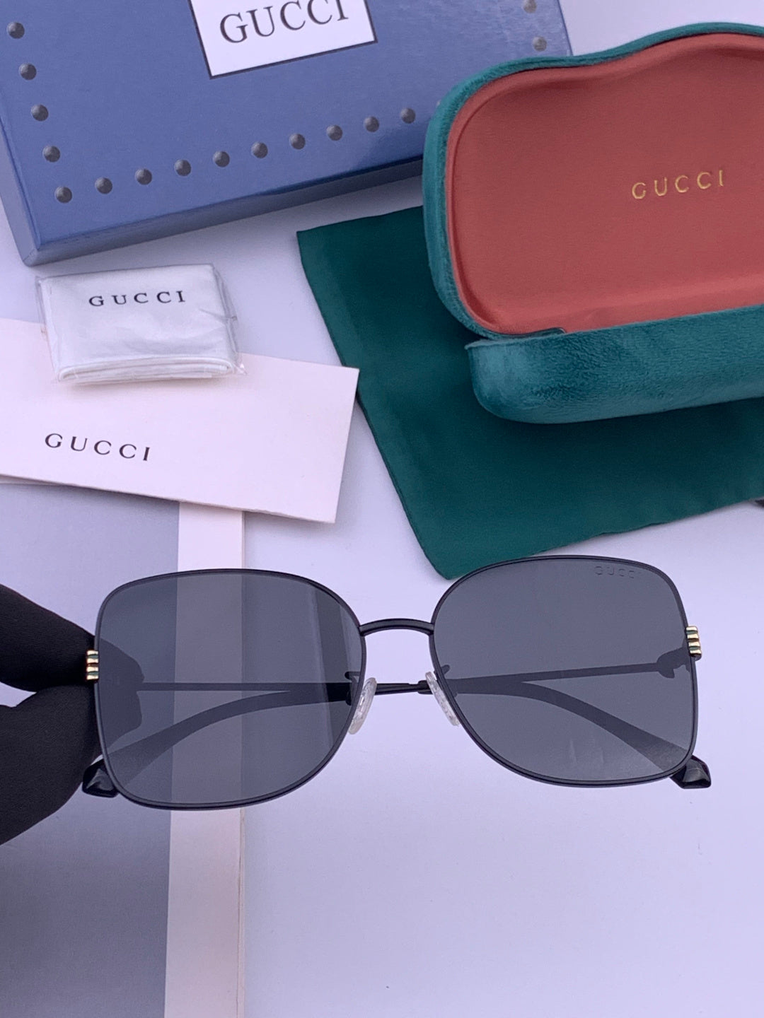 Gucci G2330 Polarized Round Brown Lens Sunglasses for Women - 398332