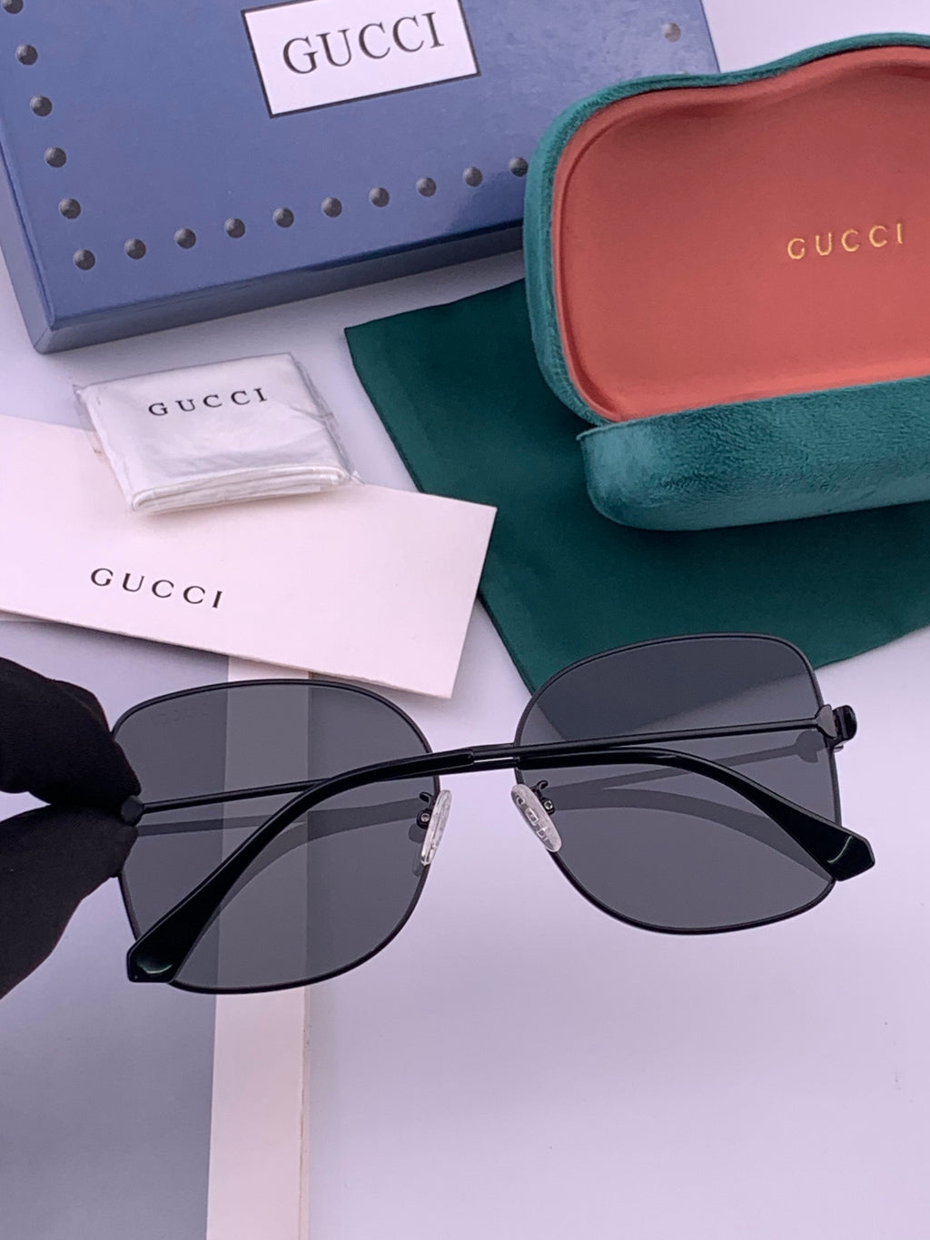Gucci G2330 Polarized Round Brown Lens Sunglasses for Women - 398332 - detail image 4