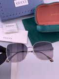 Gucci G2330 Polarized Round Black Lens Sunglasses for Women - 398333