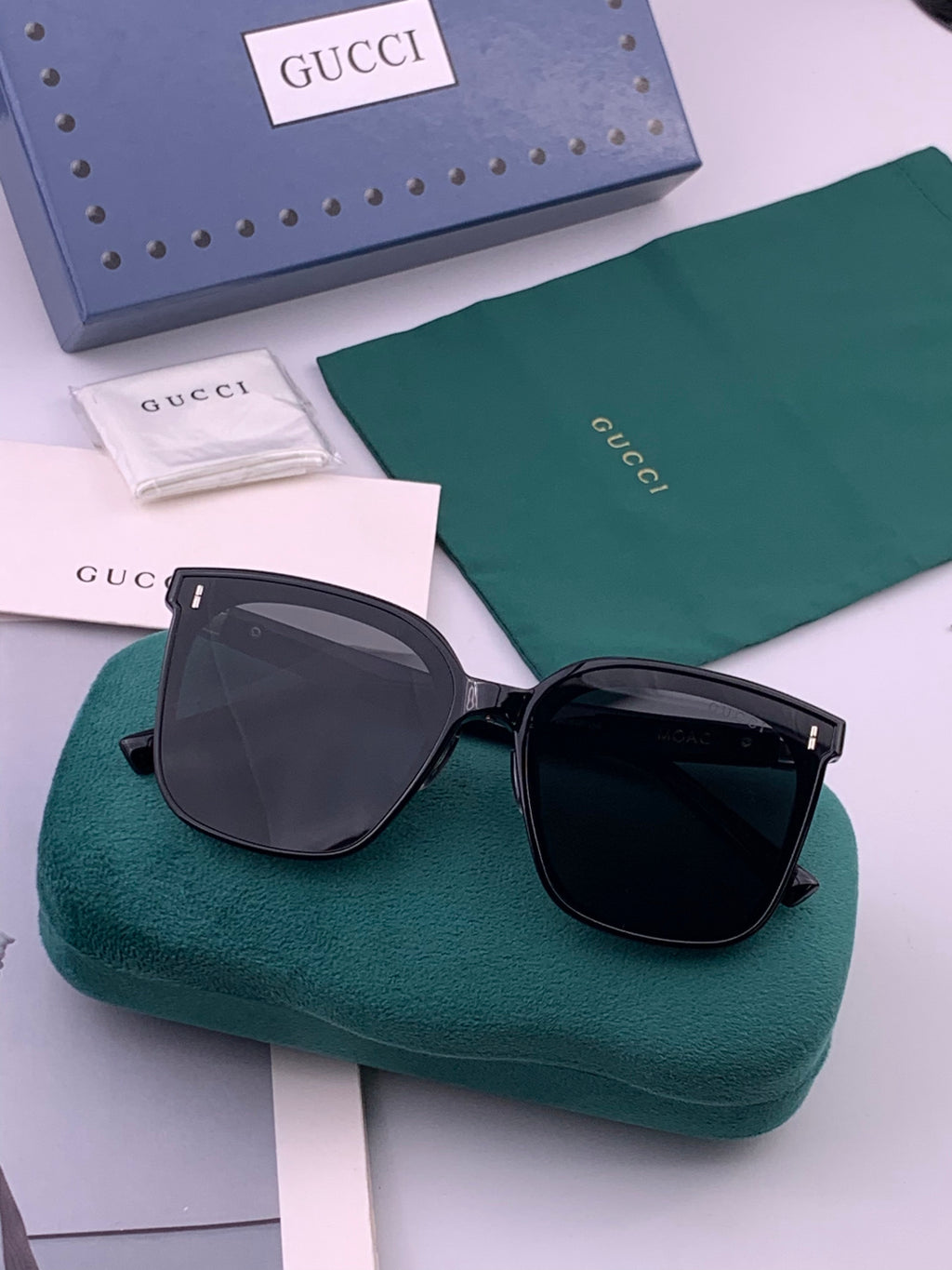 Gucci G60 Polarized Square Brown Lens Sunglasses for Men & Women - 398335 - detail image 6
