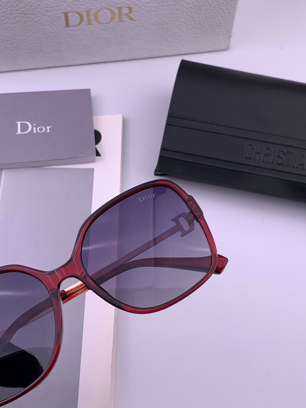 Dior D8266 Polarized Fashion Black Lens Sunglasses for Men & Women - 398746 - detail image 4
