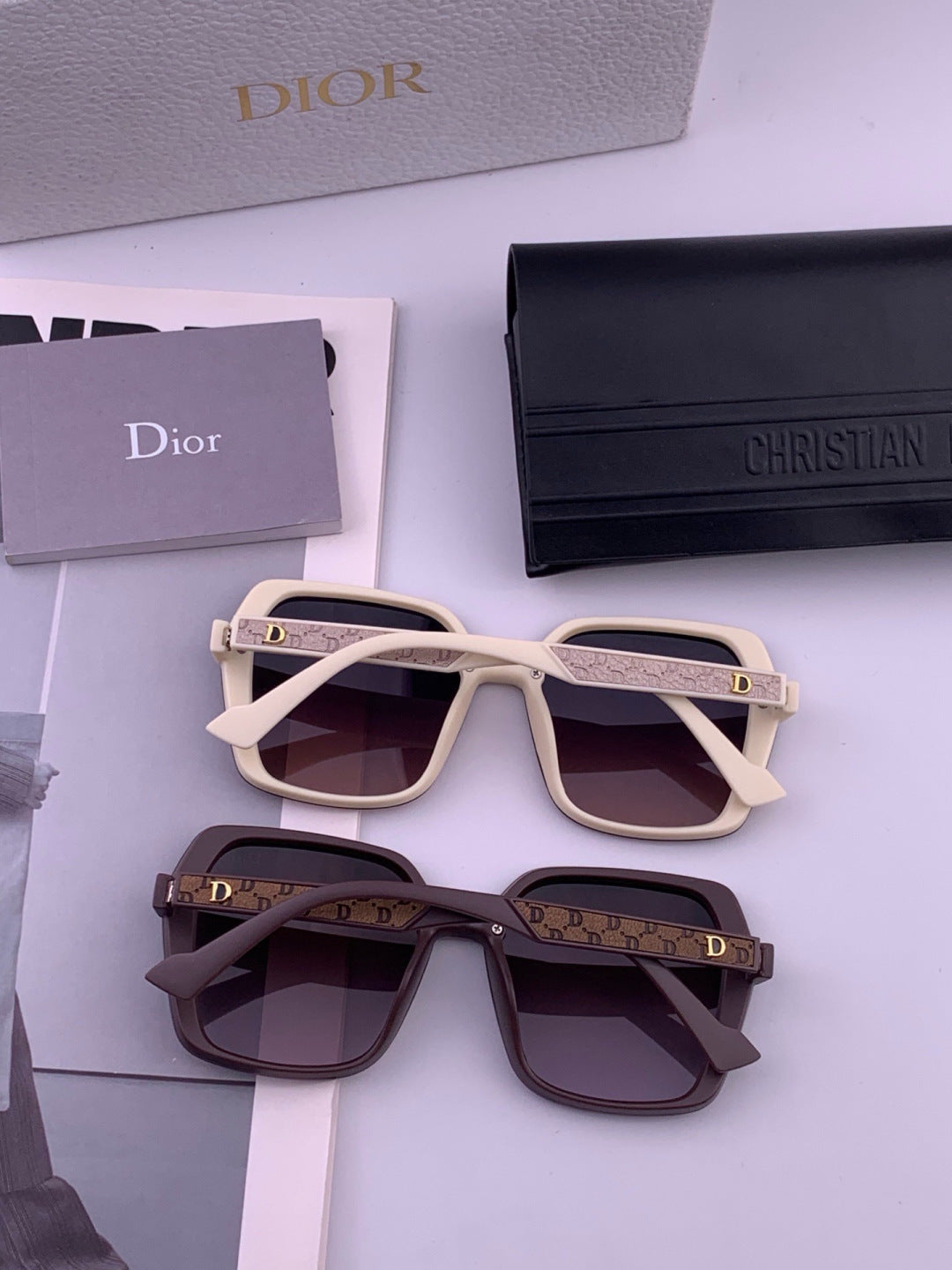 Dior D3200 Polarized Fashion Black Lens Sunglasses for Men & Women - 398747 - detail image 4