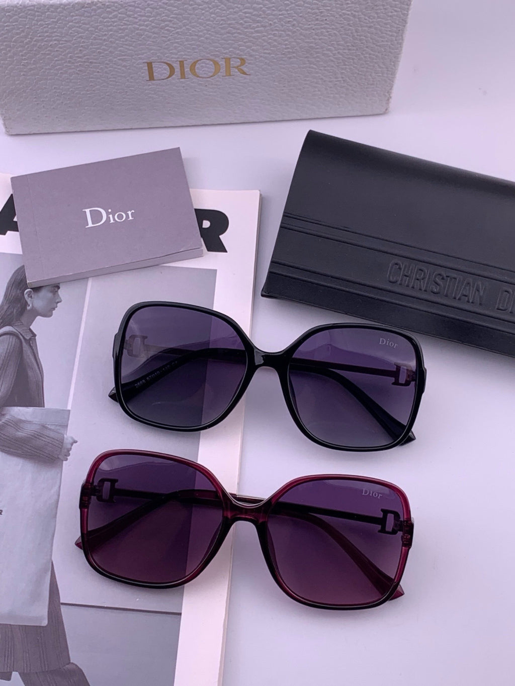 Dior D8266 Polarized Fashion Pink Lens Sunglasses for Men & Women - 398741 - detail image 5