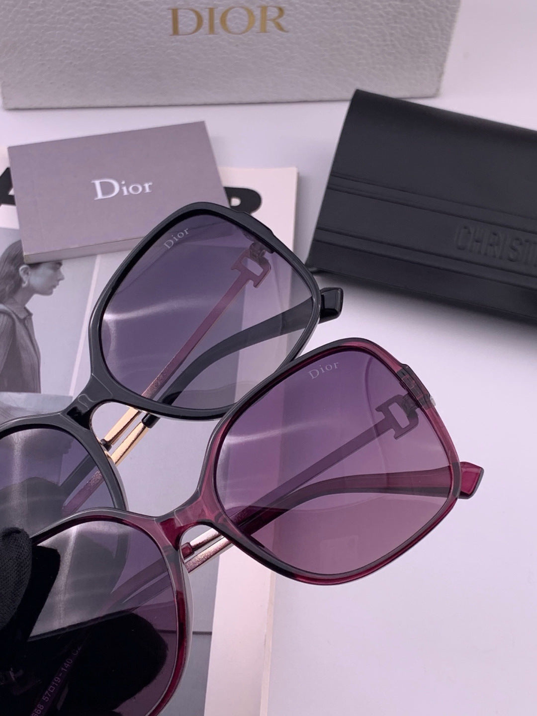 Dior D8266 Polarized Fashion Pink Lens Sunglasses for Men & Women - 398741 - detail image 4