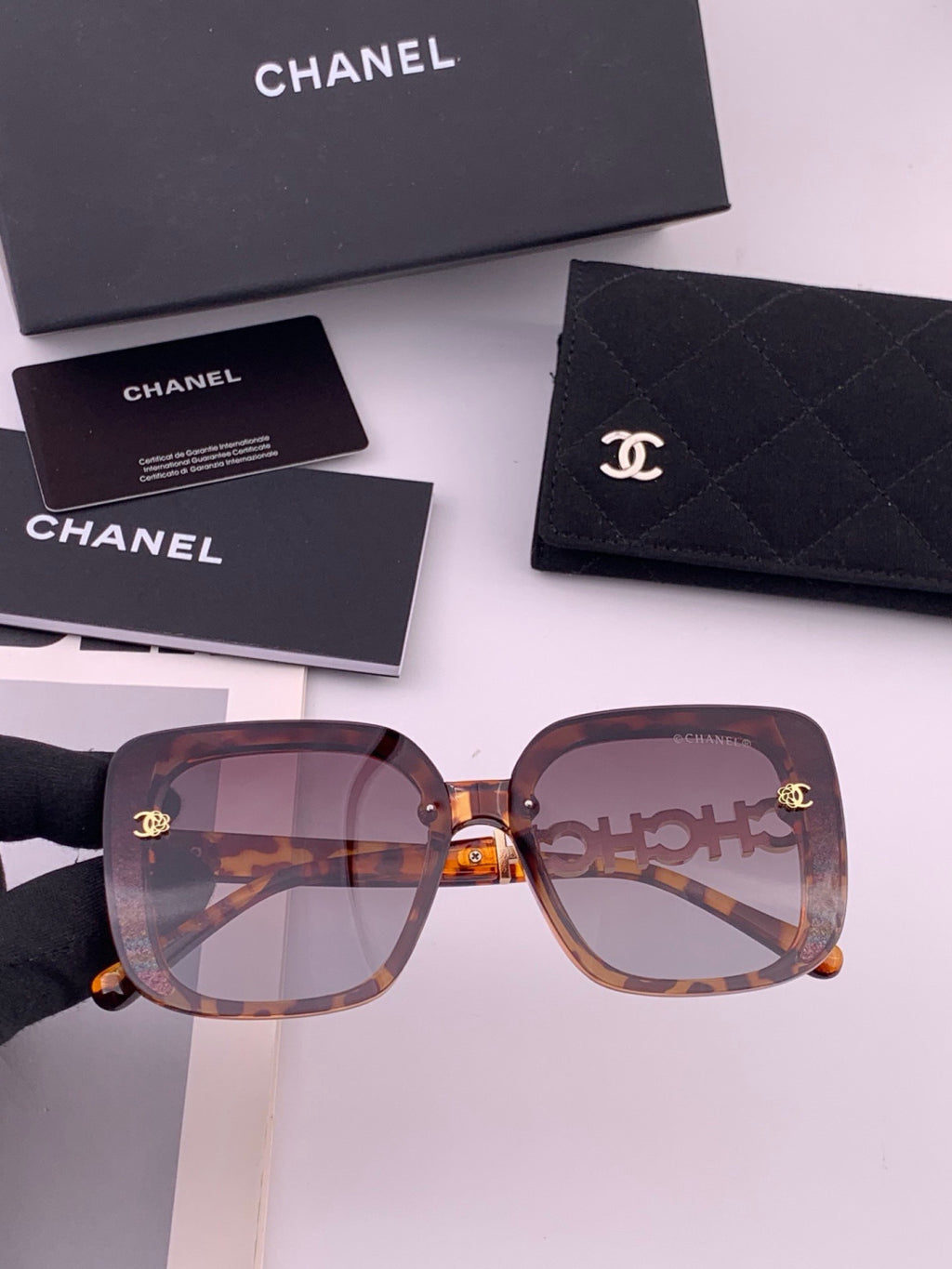 Chanel CH6991 Polarized Round Black Lens Sunglasses for Women - 398537