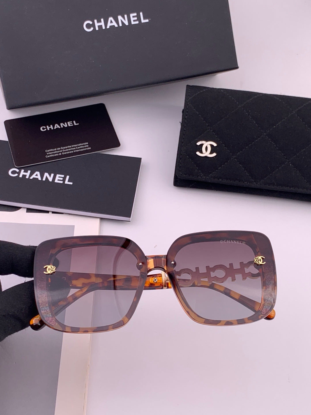 Chanel CH6991 Polarized Round Black Lens Sunglasses for Women - 398537