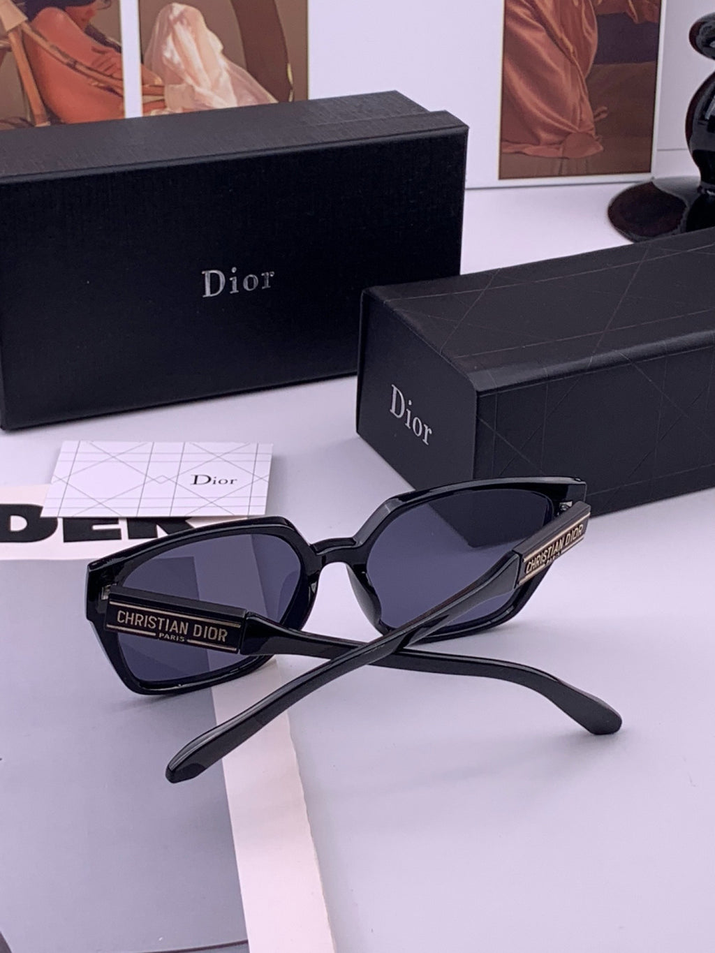 Dior D67706 Fashion Gold Lens Sunglasses for Men & Women - 415484 - detail image 6
