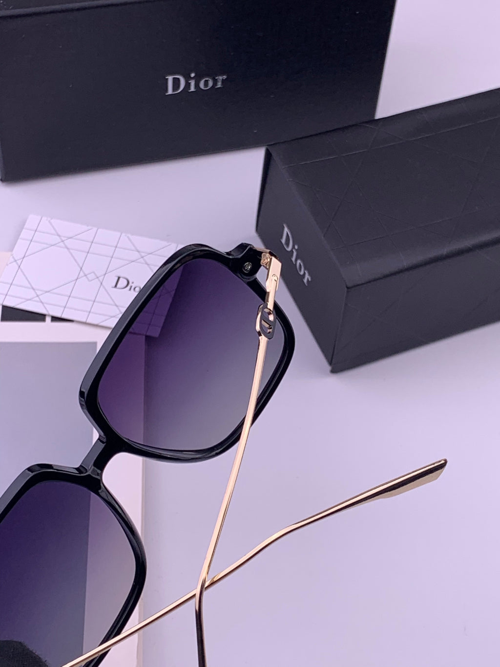 Dior CD3203 Polarized Fashion Gold Lens Sunglasses for Men & Women - 415476 - detail image 5