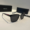 Prada Fashion Black Lens Sunglasses for Men - 432068